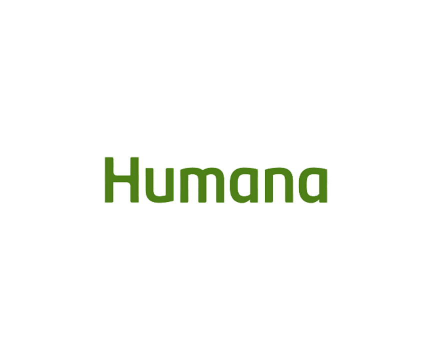 Green Humana logo on white background.